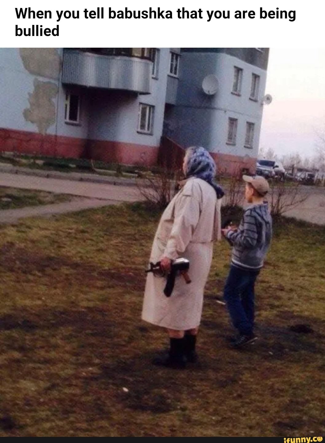 Вернулся от бабушки