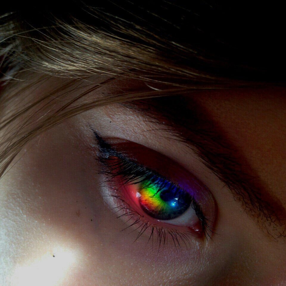 Радужные линзы