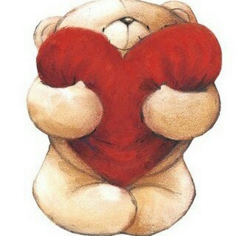 Милый Медвежонок с сердечком