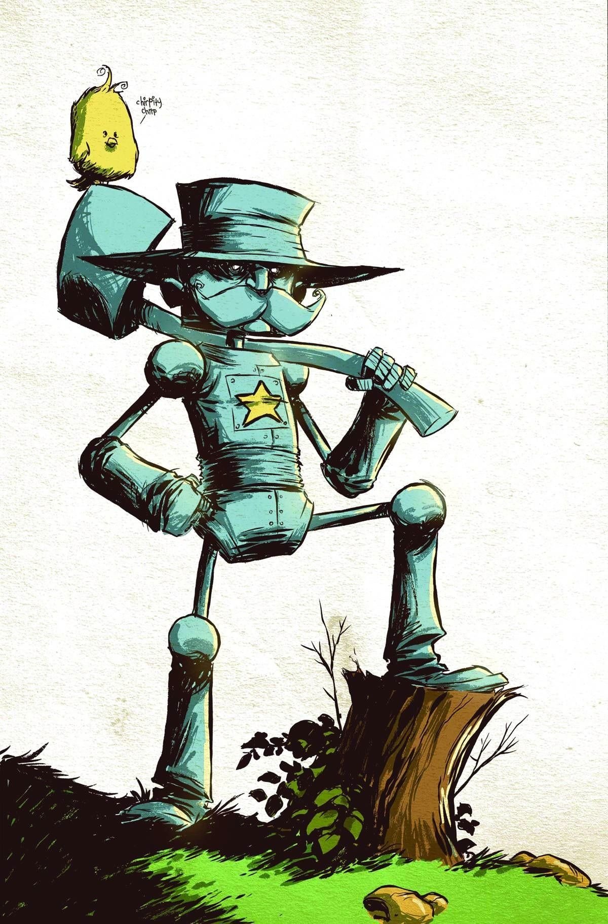 Волшебник изумрудного города дровосек арт