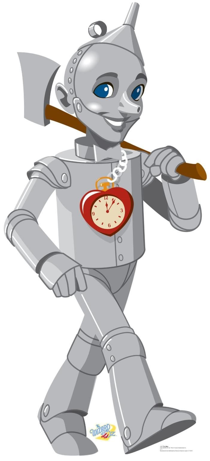 Железный дровосек на белом фоне