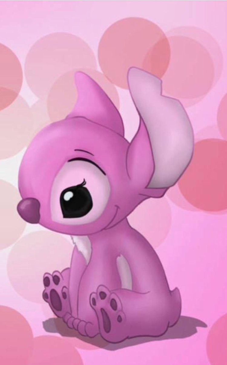 Стич и розовый Стич