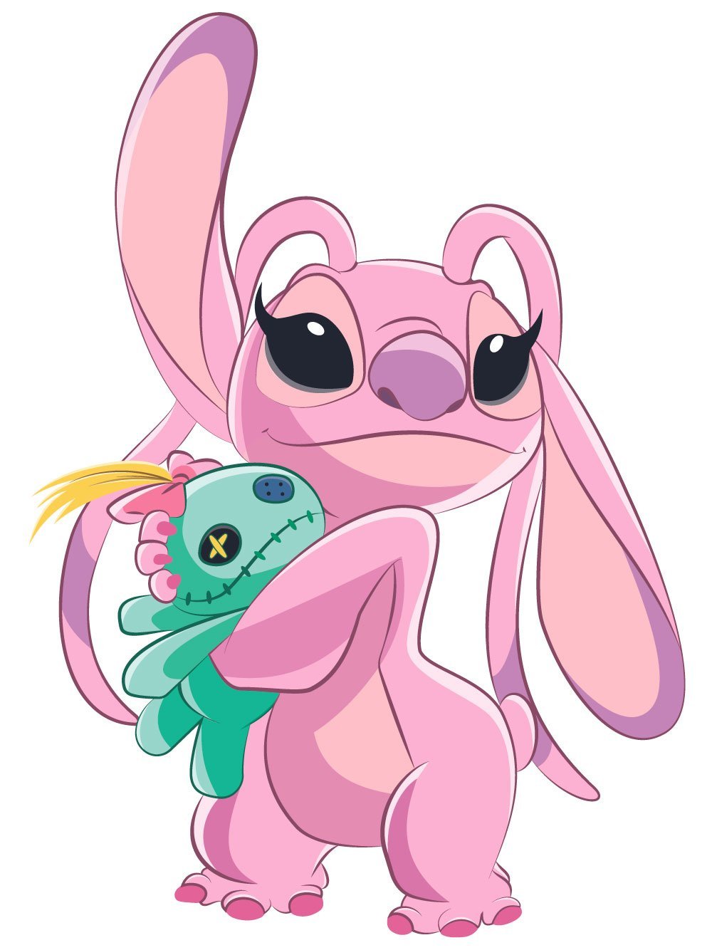 Энджел розовая Стич