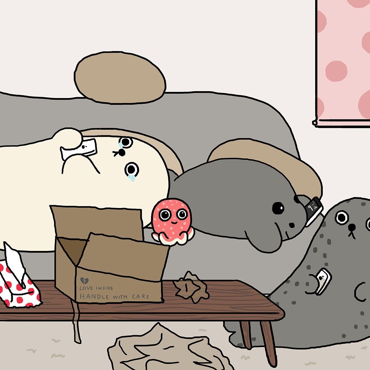 Ленивый тюлень