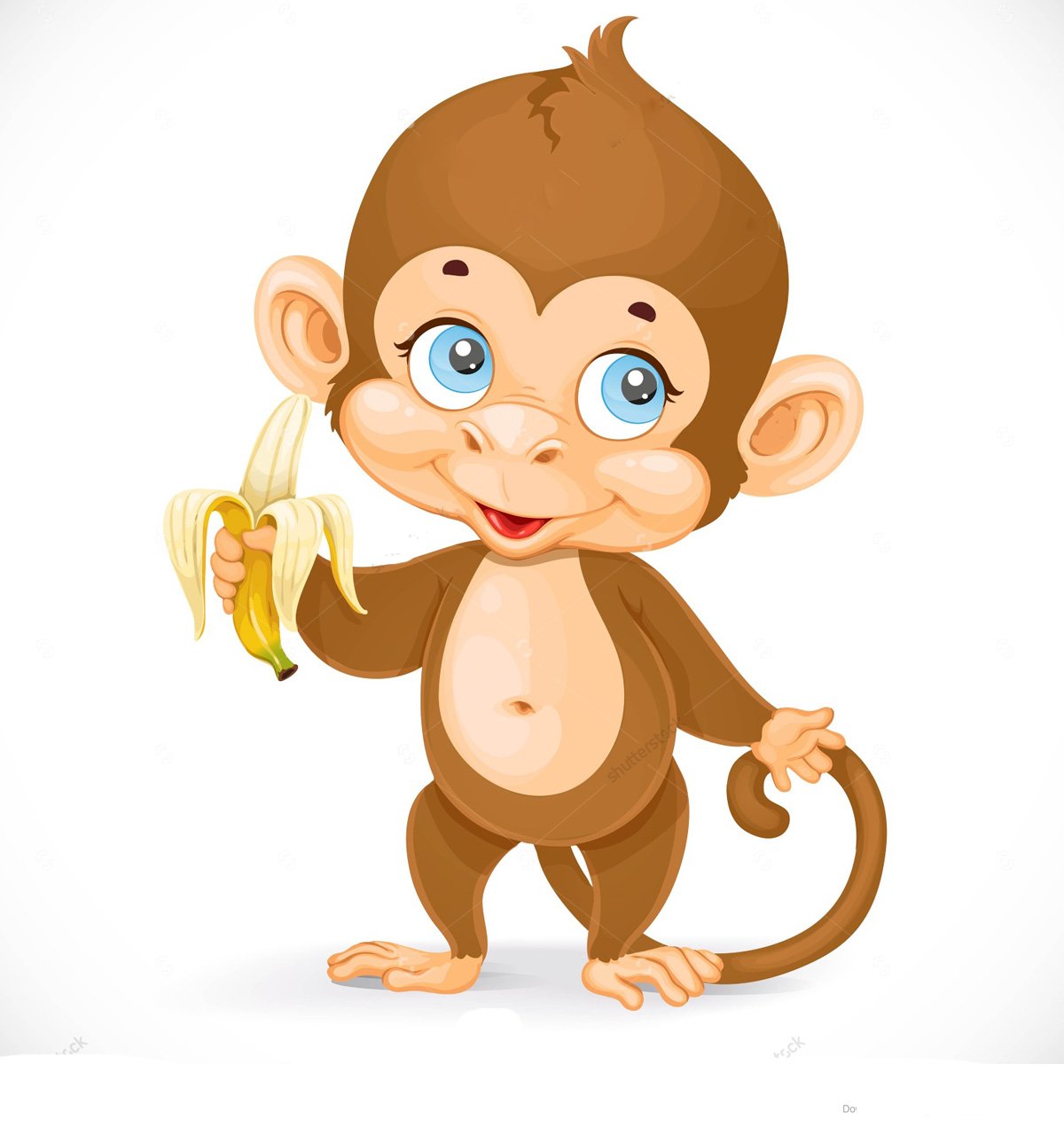 Обезьянка картинка для детей