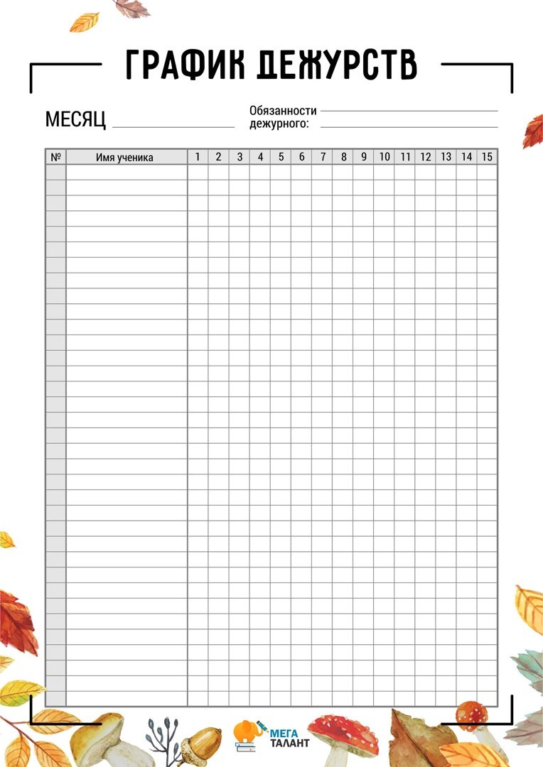 Список класса таблица