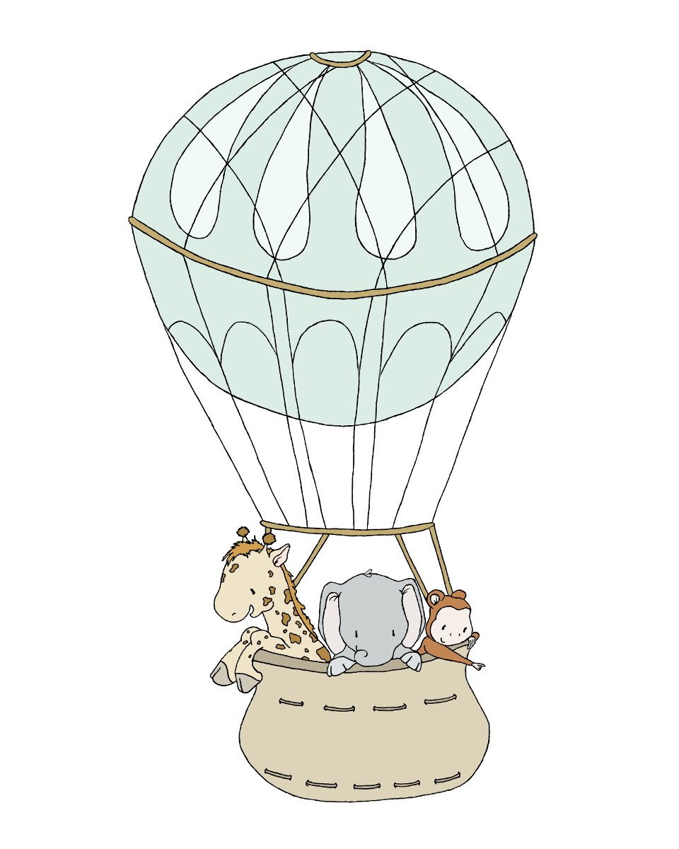 Звери на воздушном шаре