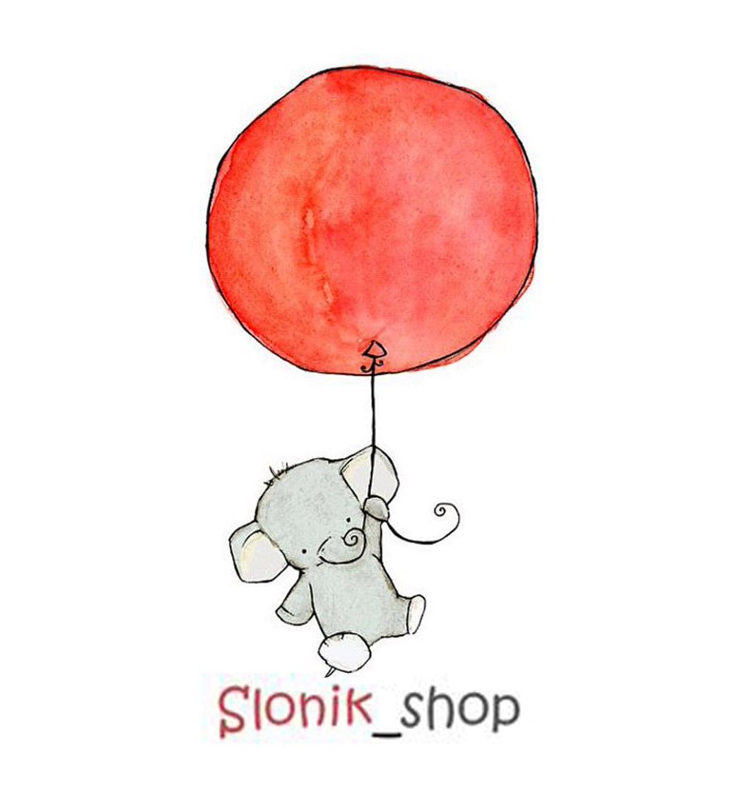 Слоник на воздушном шарике