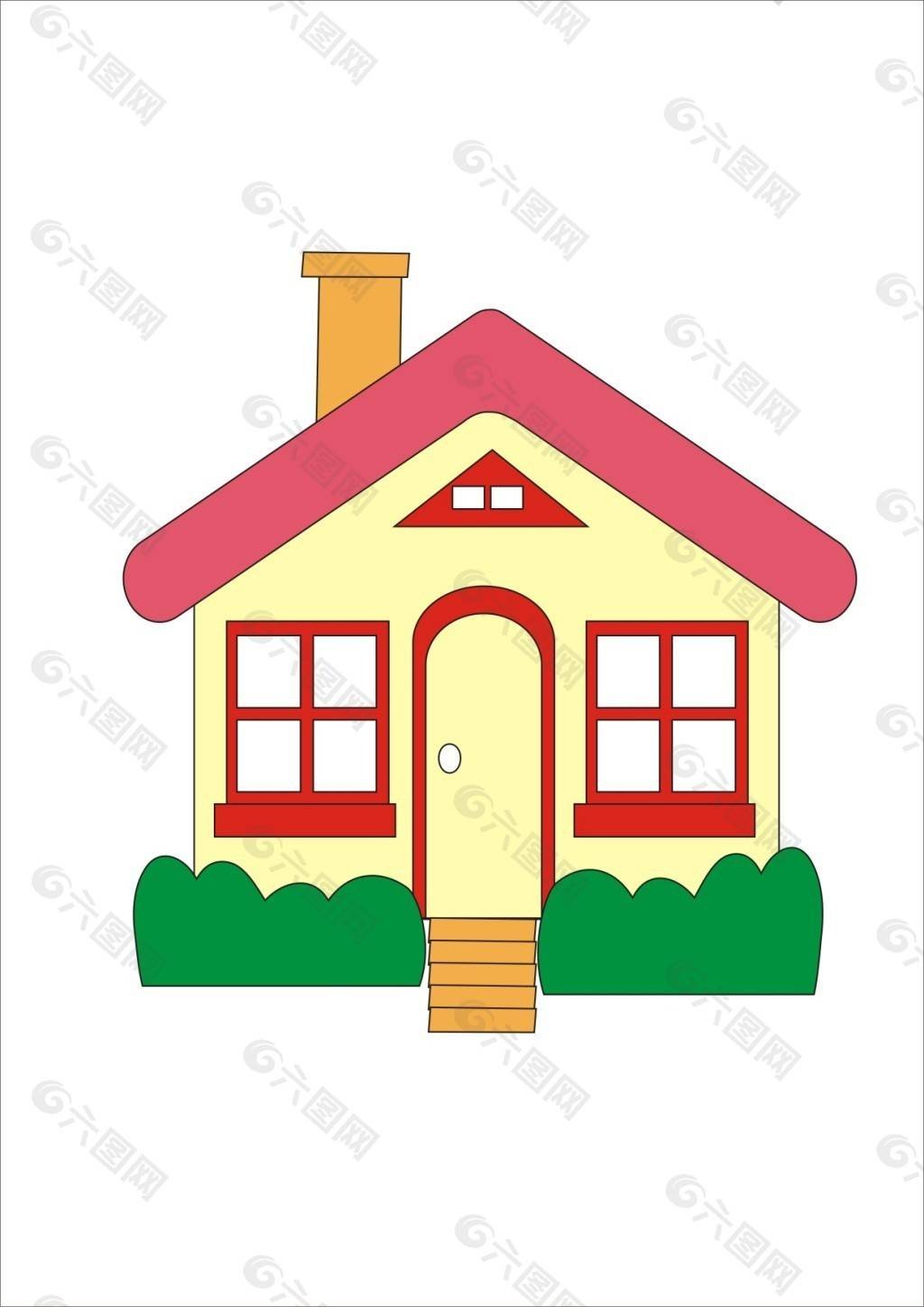 Домик с тремя окнами