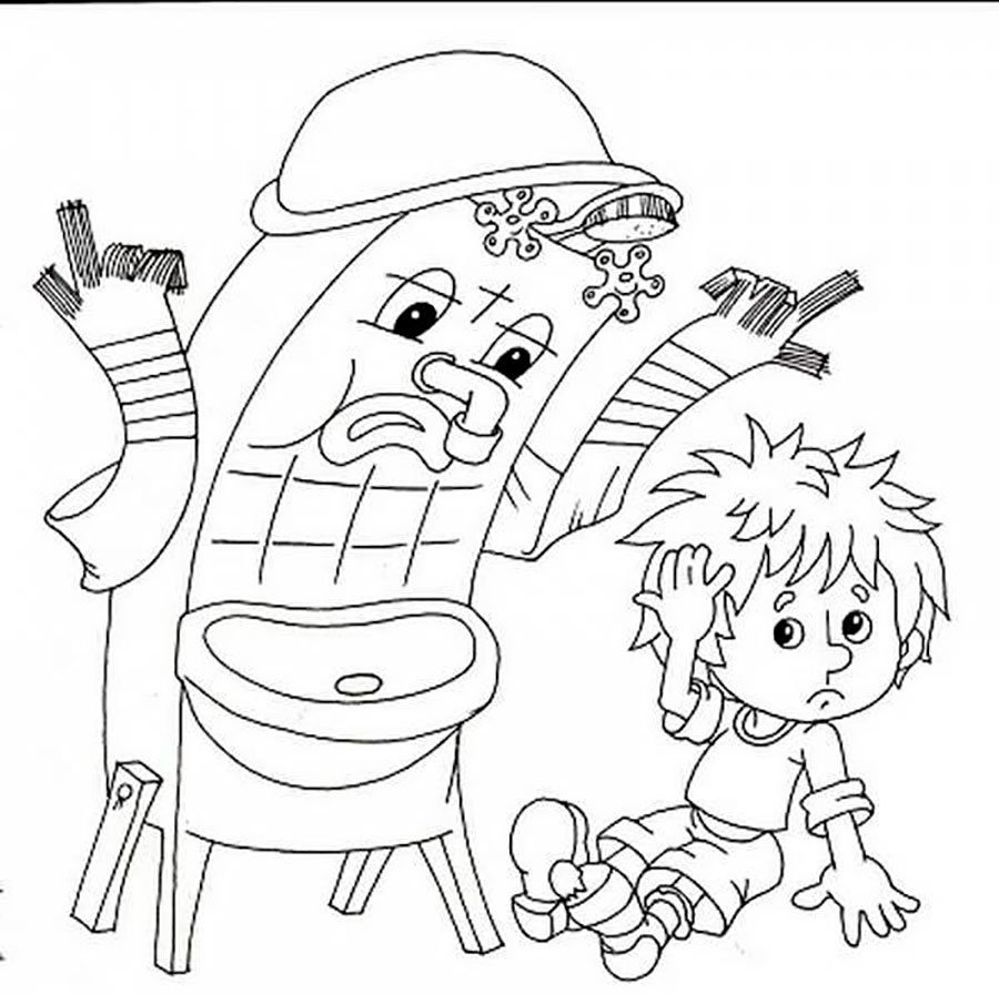 Сказочные герои Мойдодыр