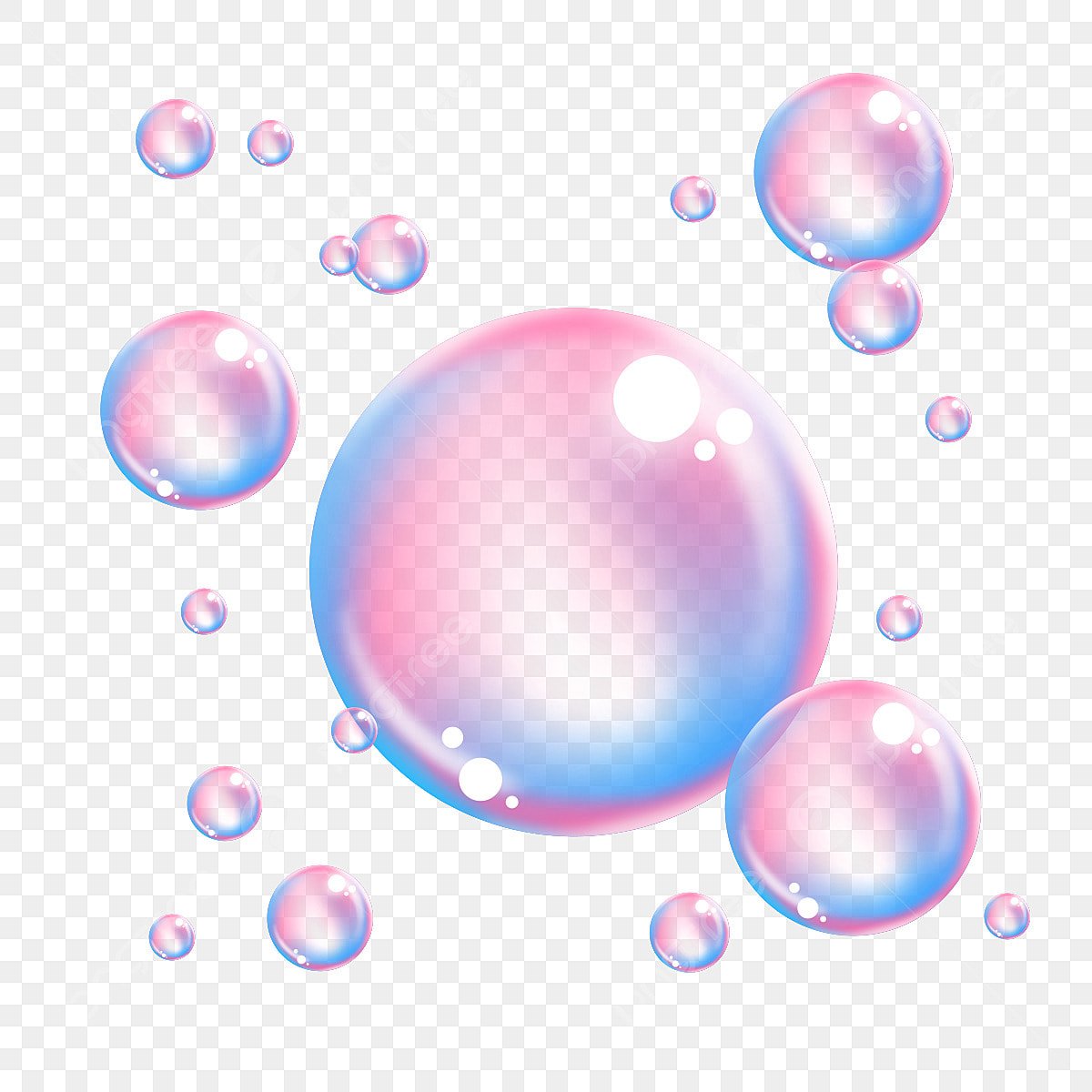 Фон мыльные пузыри