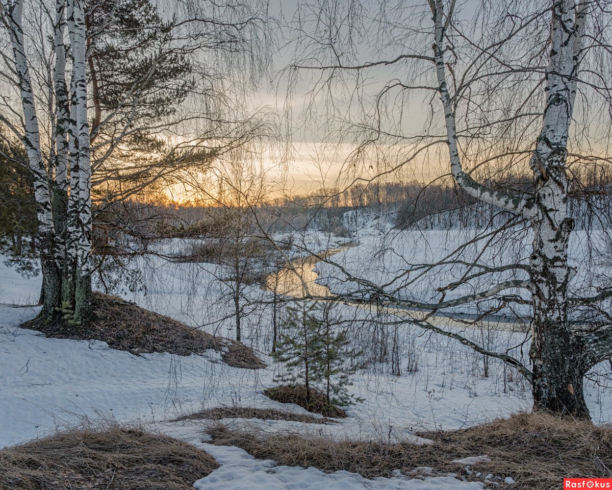 Утренний весенний пейзаж