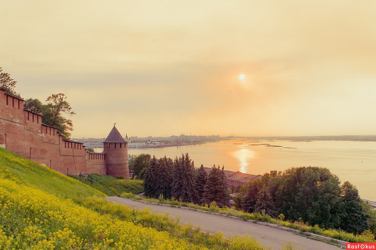 Нижний Новгород Кремль и Волга