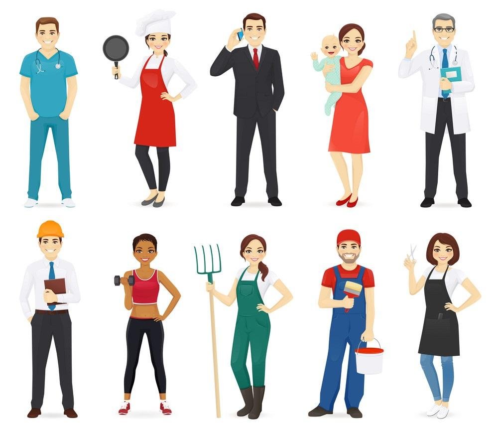 Мужские профессии для детей