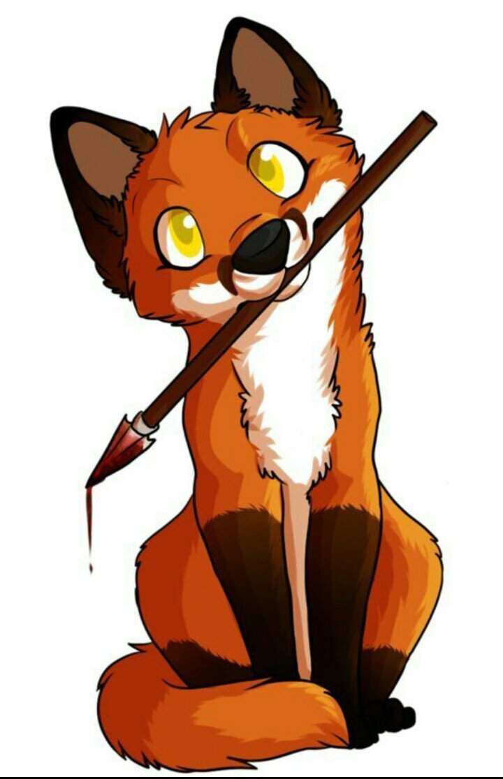 Лис с кисточкой