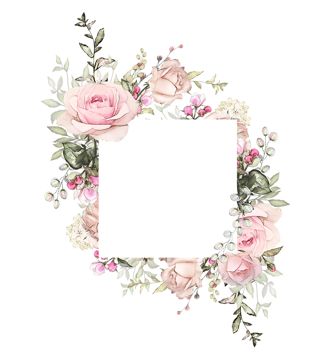 Цветочная рамка