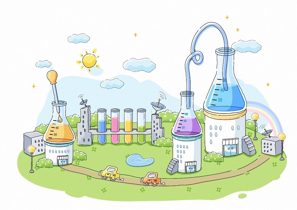 Фон для презентации по химии