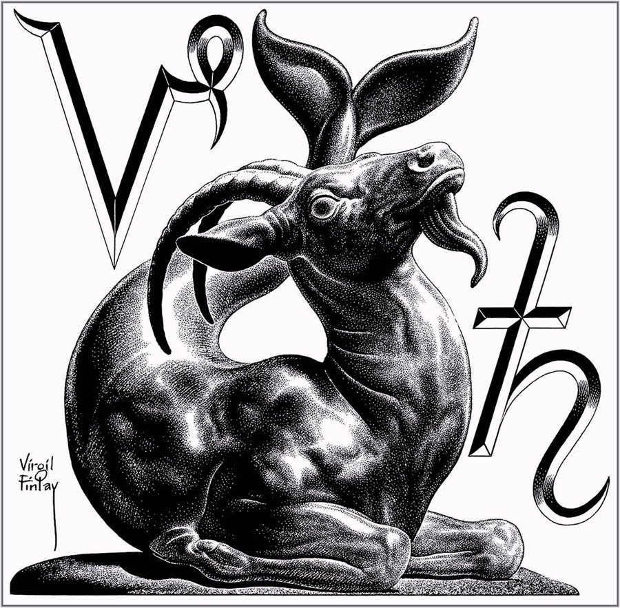 Козерог изображение знака