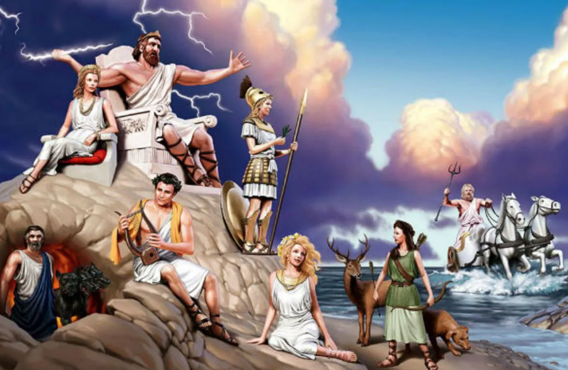 Гора Олимп боги древней Греции