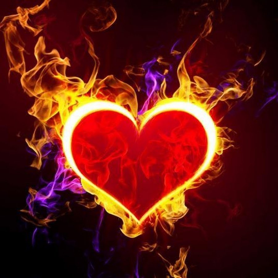 Сердечко из огня