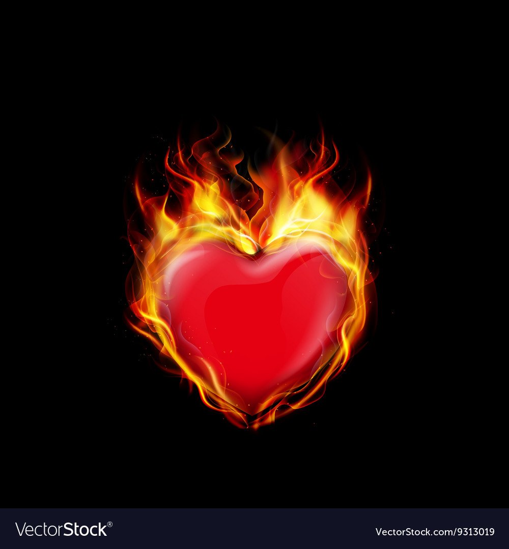 Два горящих сердца