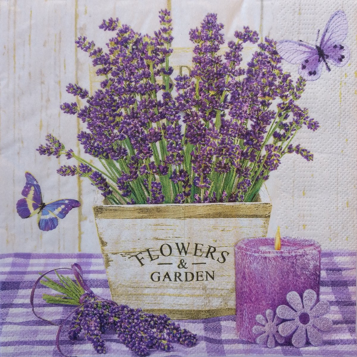 Lavanda Provance бумага декупаж