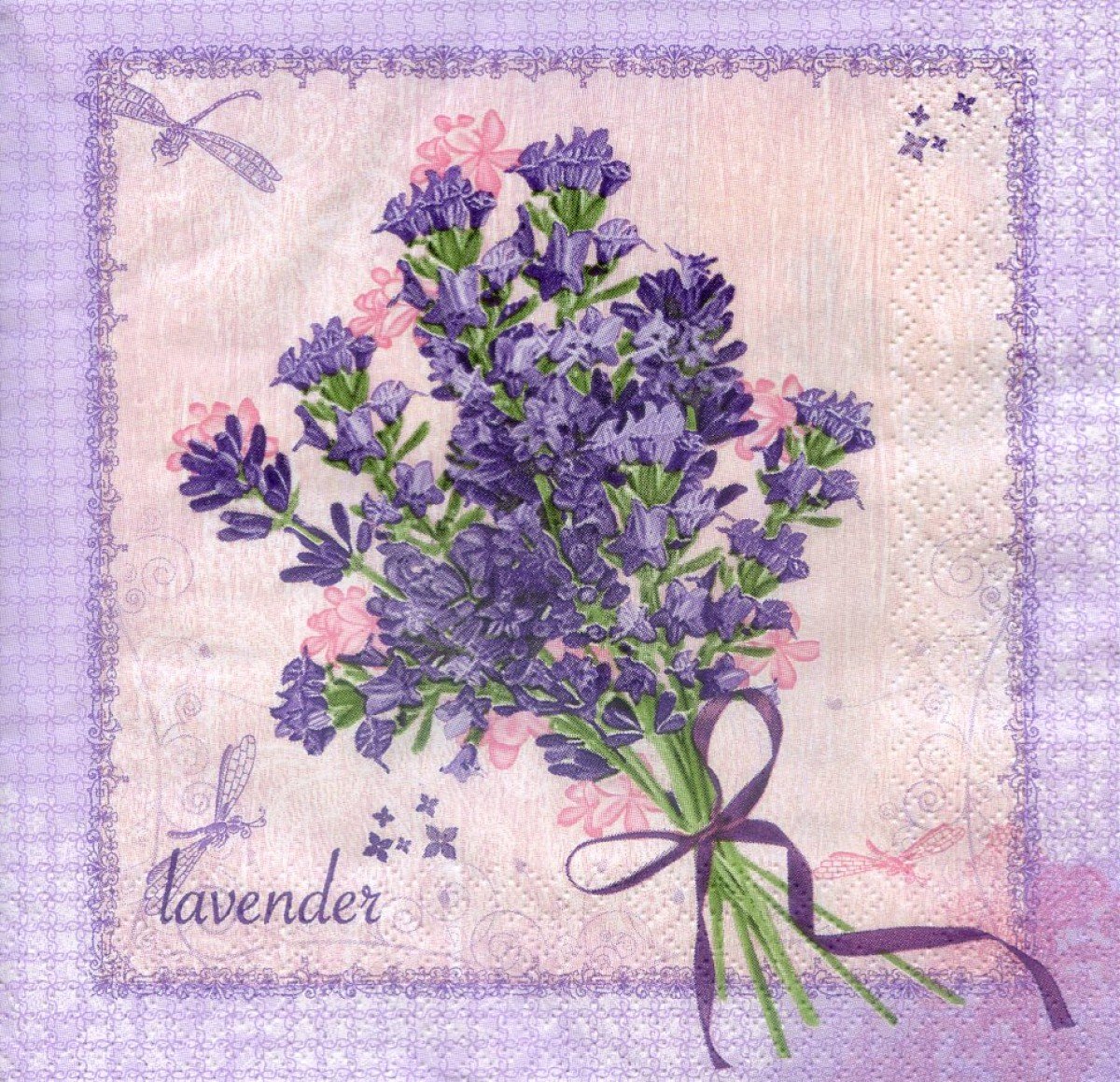 Салфетки с лавандой