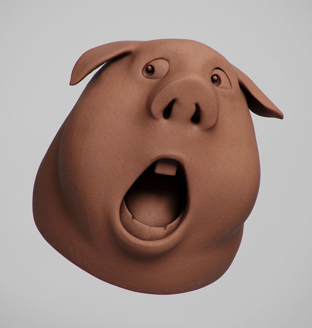 Мордочка свинки