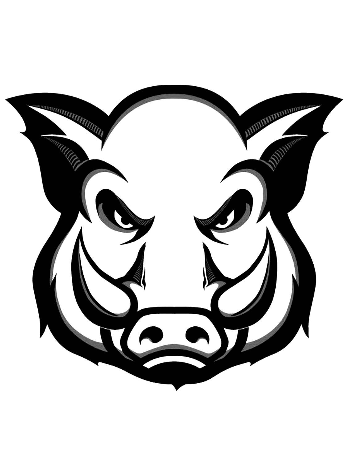 Грустная свинья