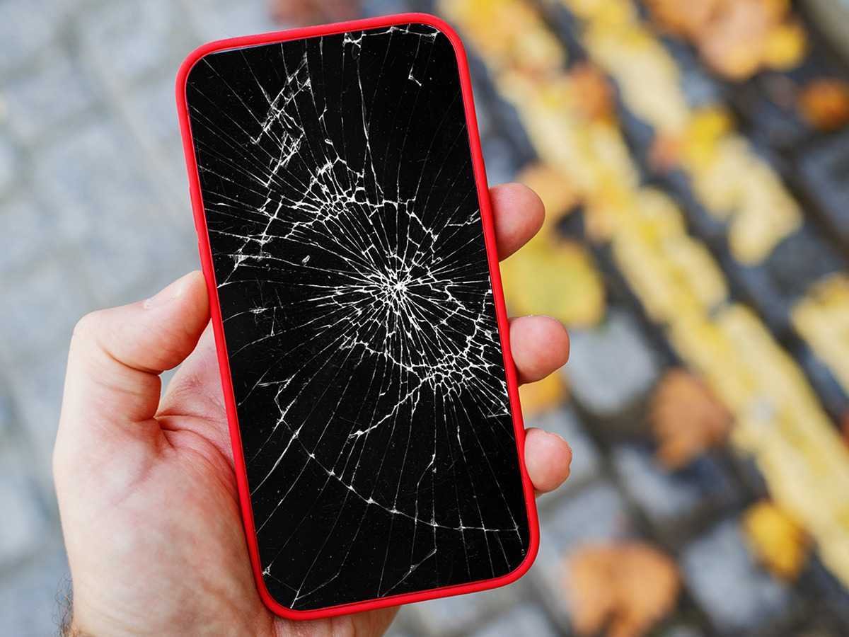 Разбитый дисплей iphone x