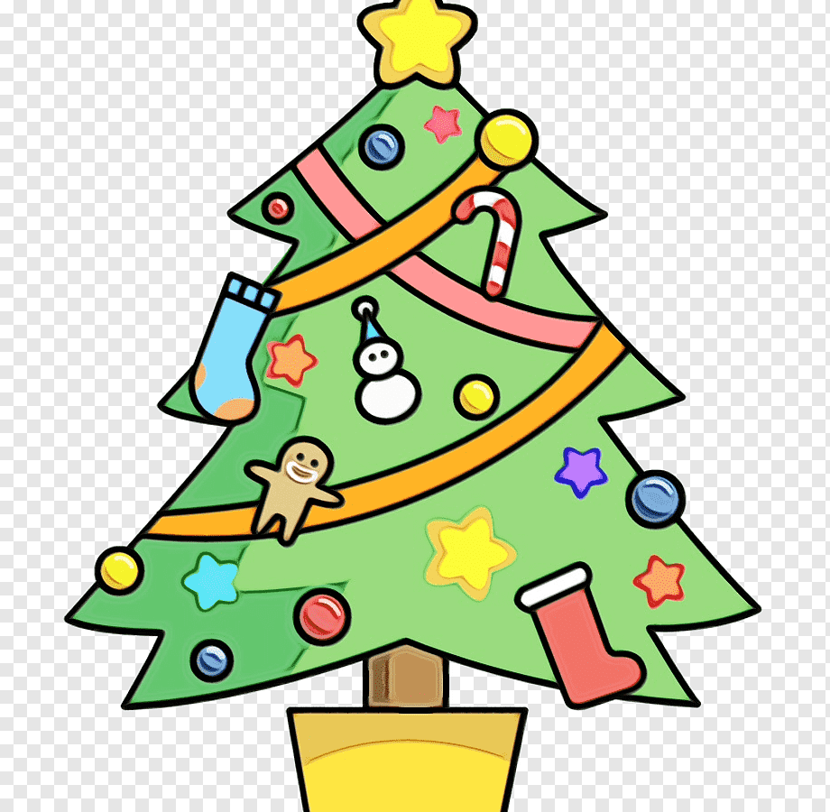 Новогодняя елка рисунок