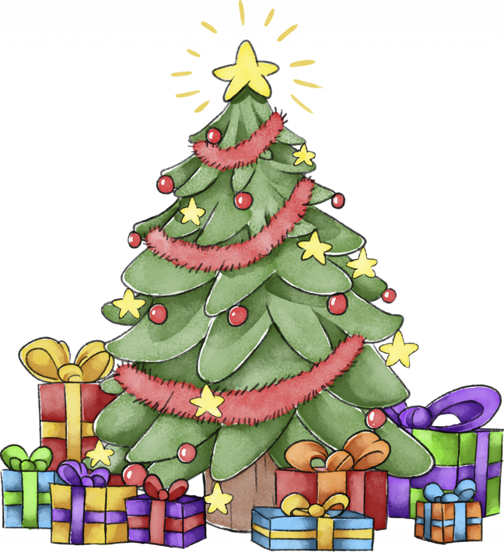 Новогодняя елка рисунок