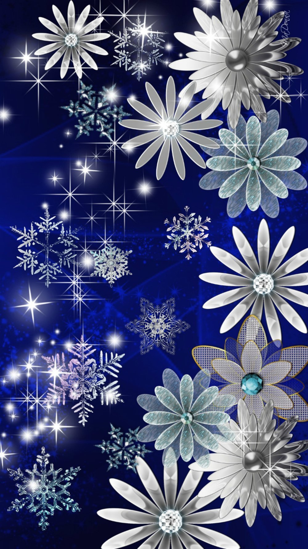 Красивые снежинки