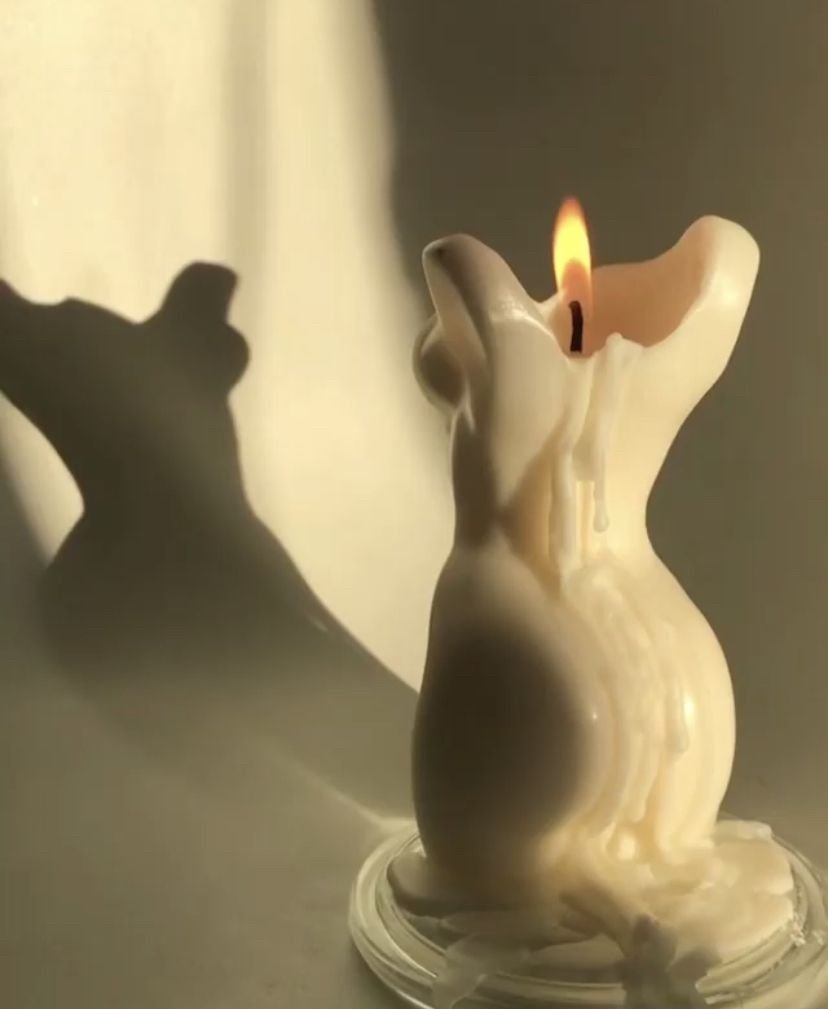 Свечи с цветами