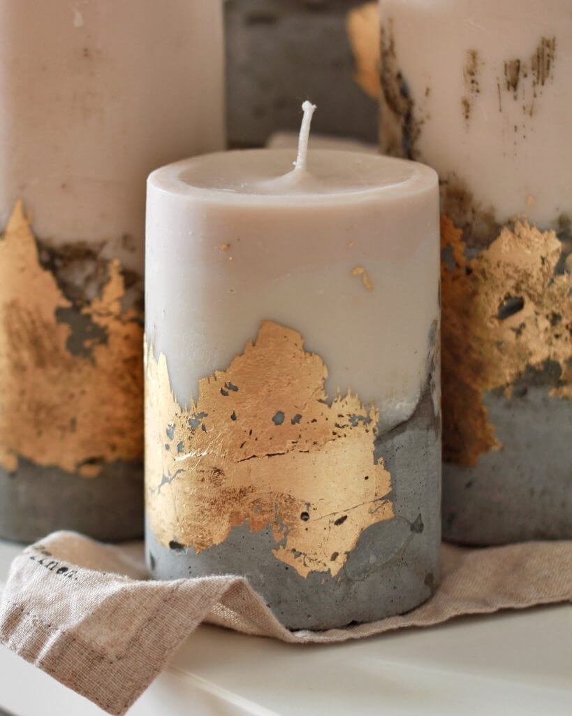 Салатовая свеча