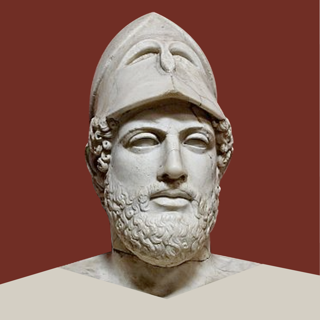 Стратег Перикл в древней Греции