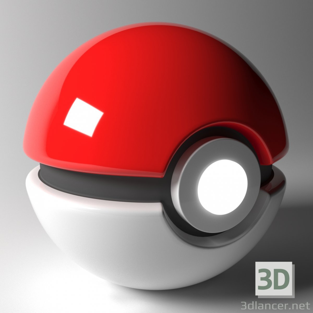 Покебол 3д модель