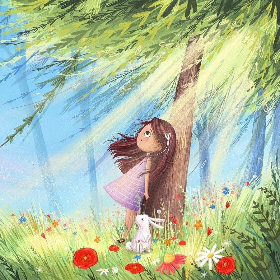 Забавные детские иллюстрации