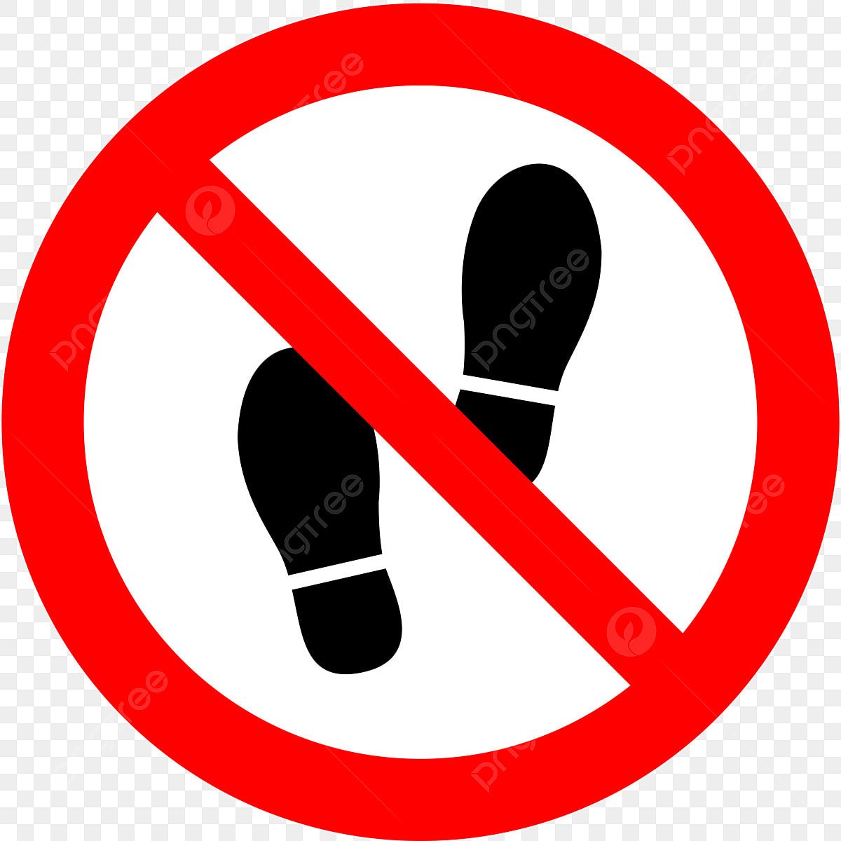 Табличка не наступать