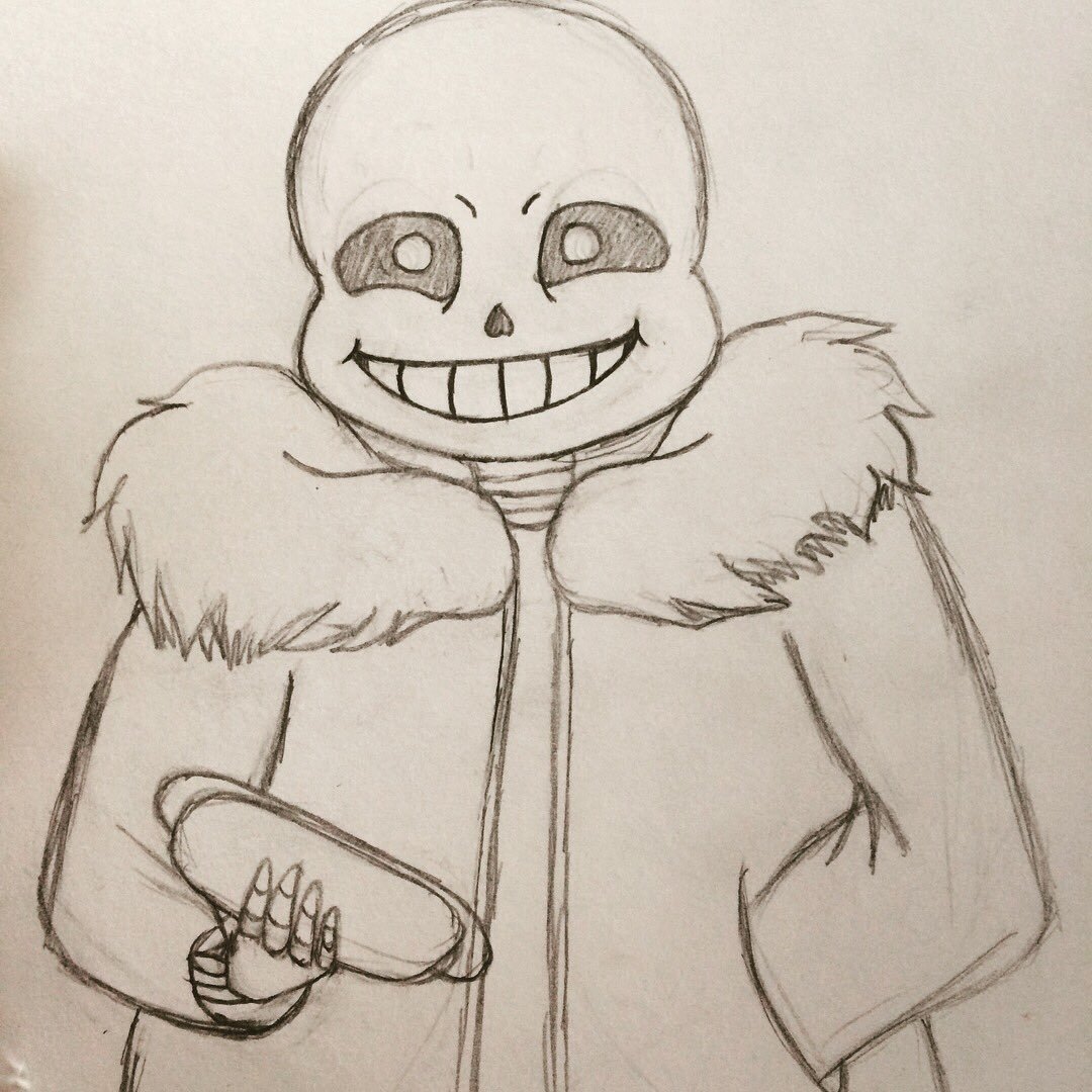 Рисунки андертейл карандашом