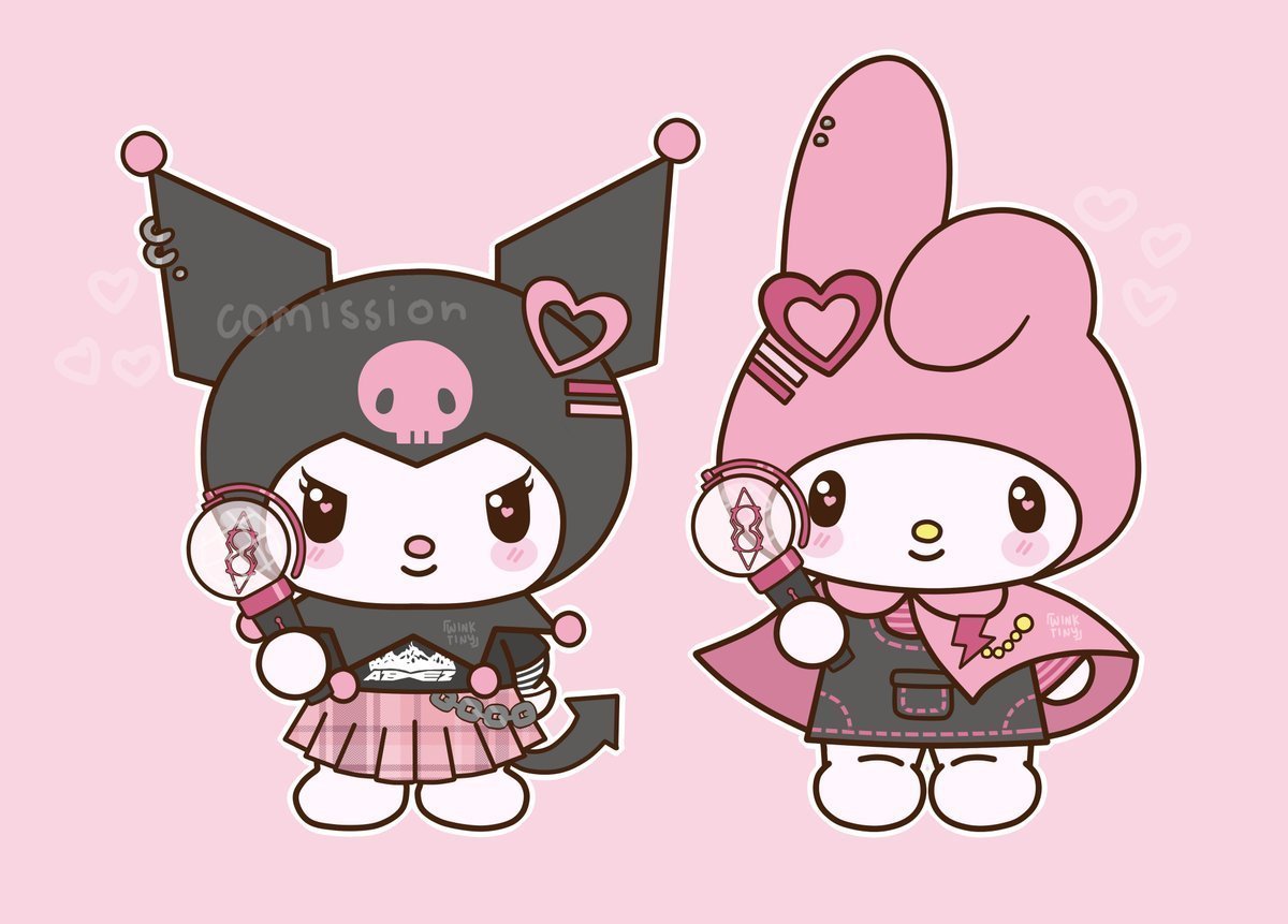 Куроми розовый зайчик