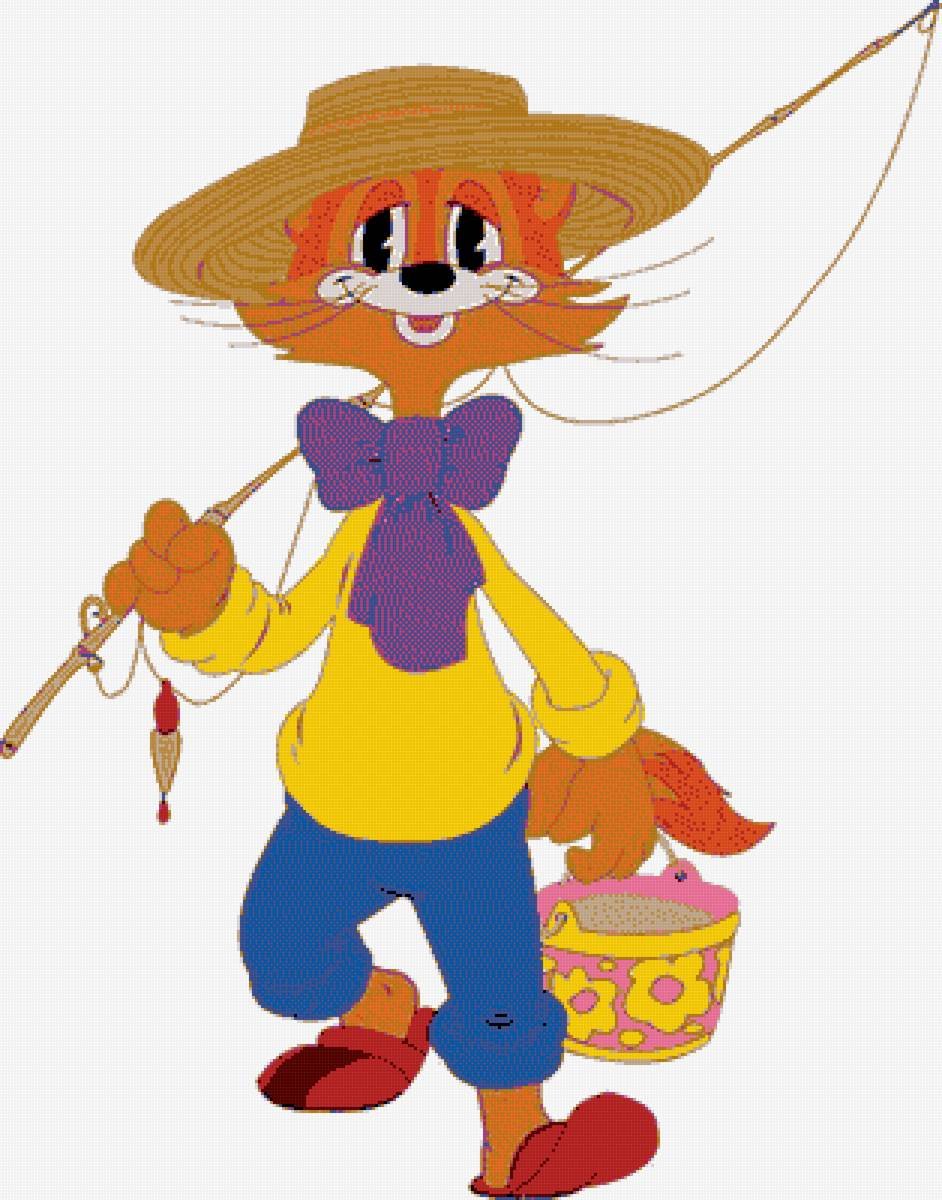 Персонажи мультфильма кот Леопольд