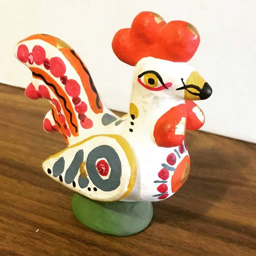Дымковская игрушка "индюк"