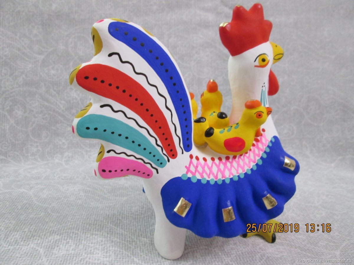 Дымковская игрушка петушок