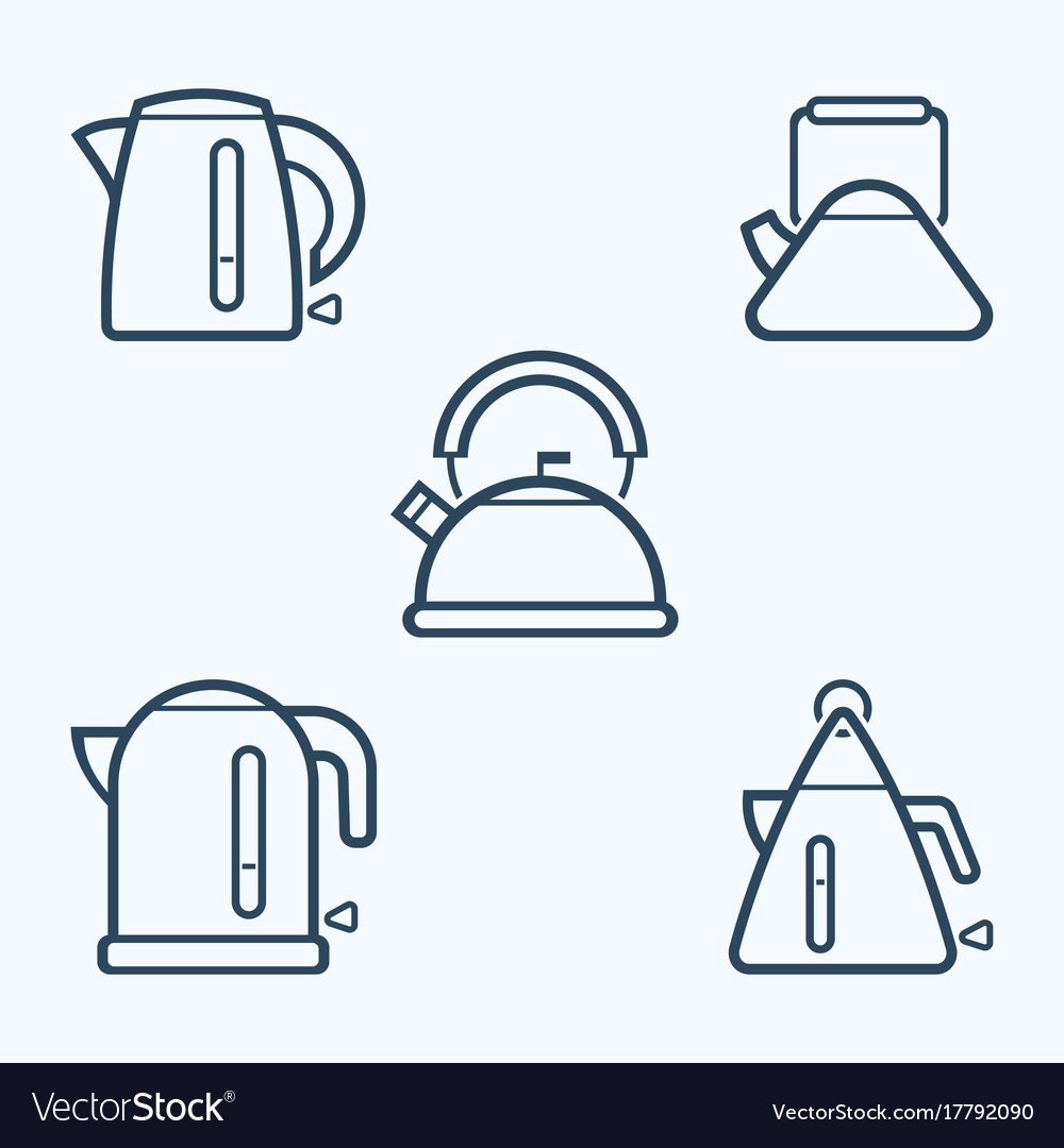 Векторные изображения чайник