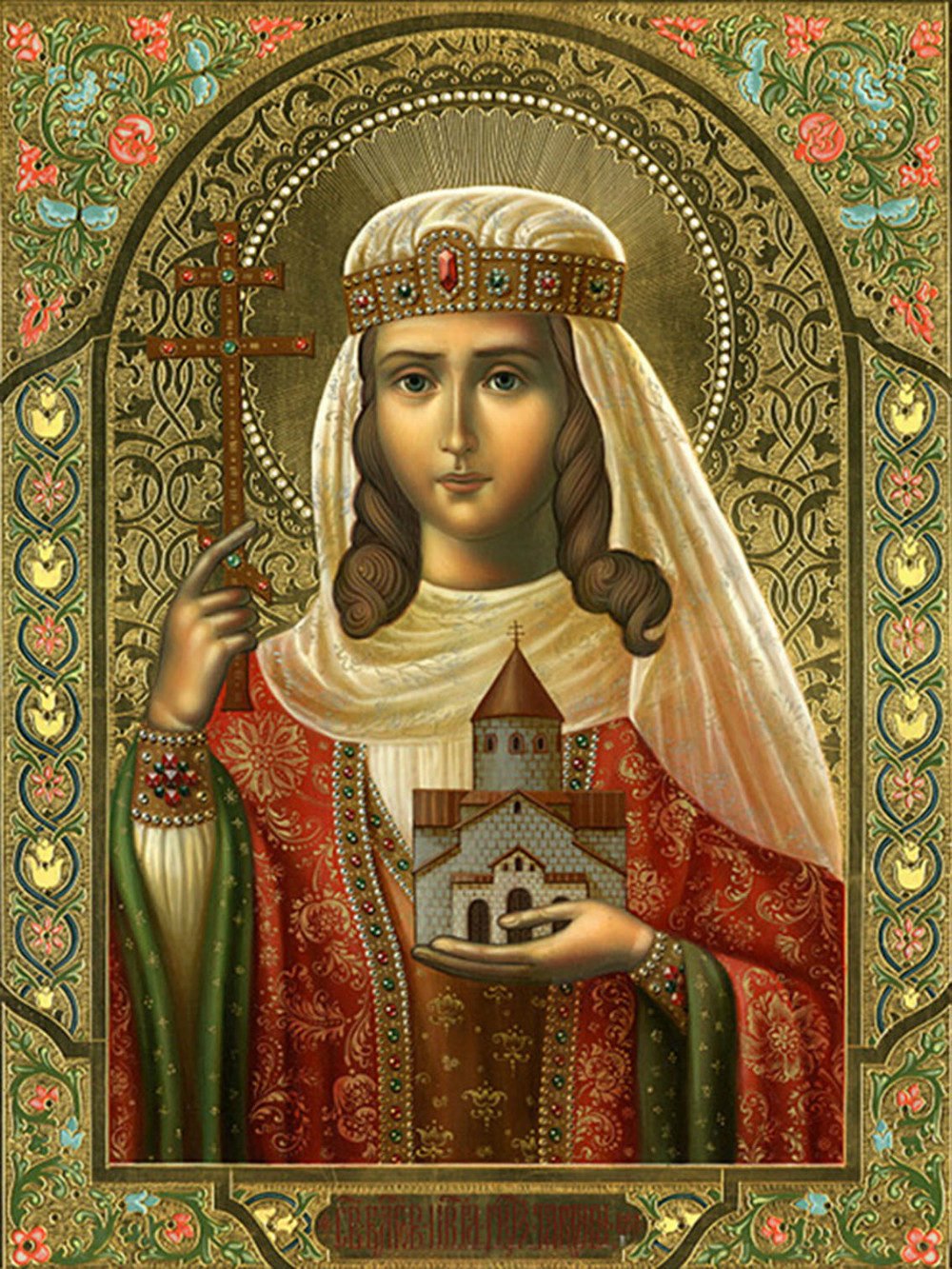 Святая благоверная царица Тамара икона