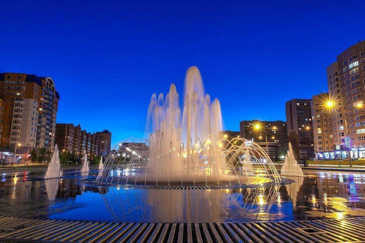 Фонтан на Ермакова Новокузнецк