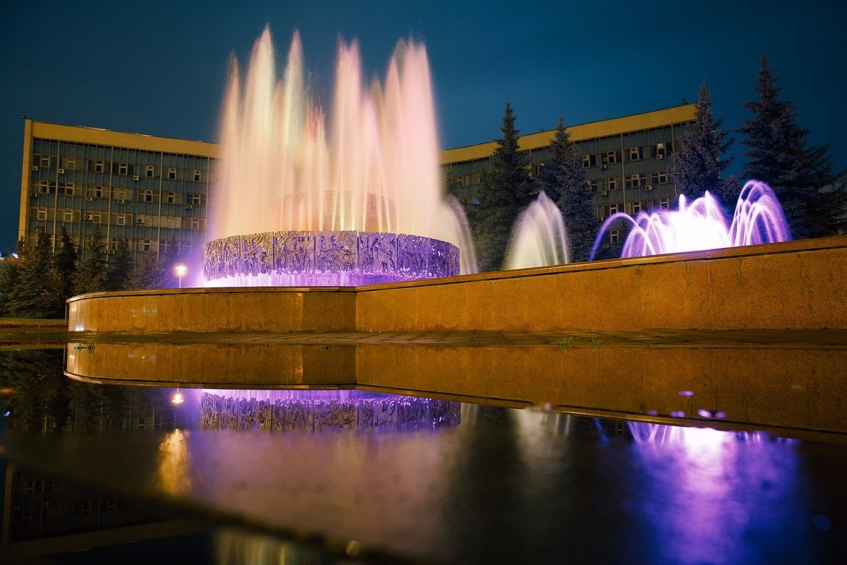 Фонтаны Новокузнецка