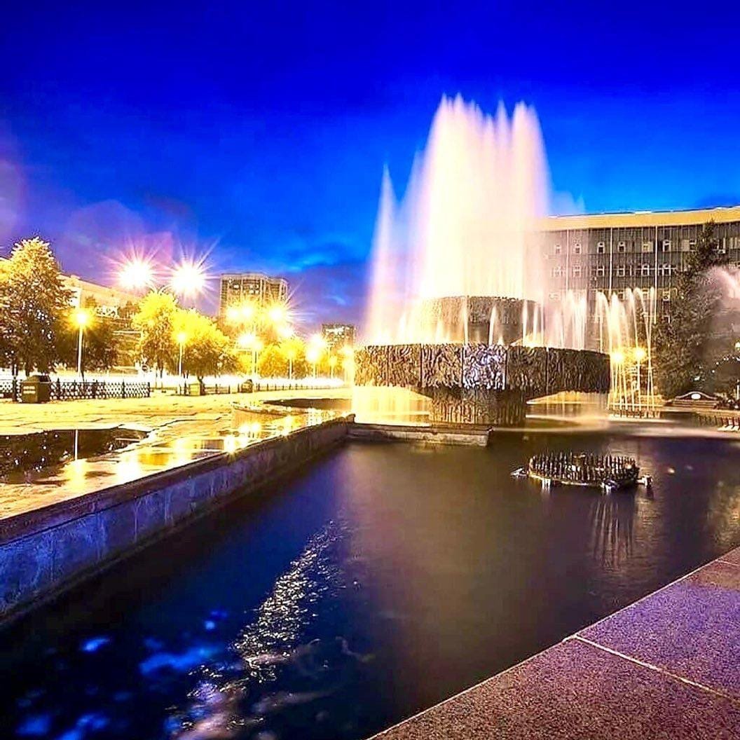 Фонтаны Новокузнецка