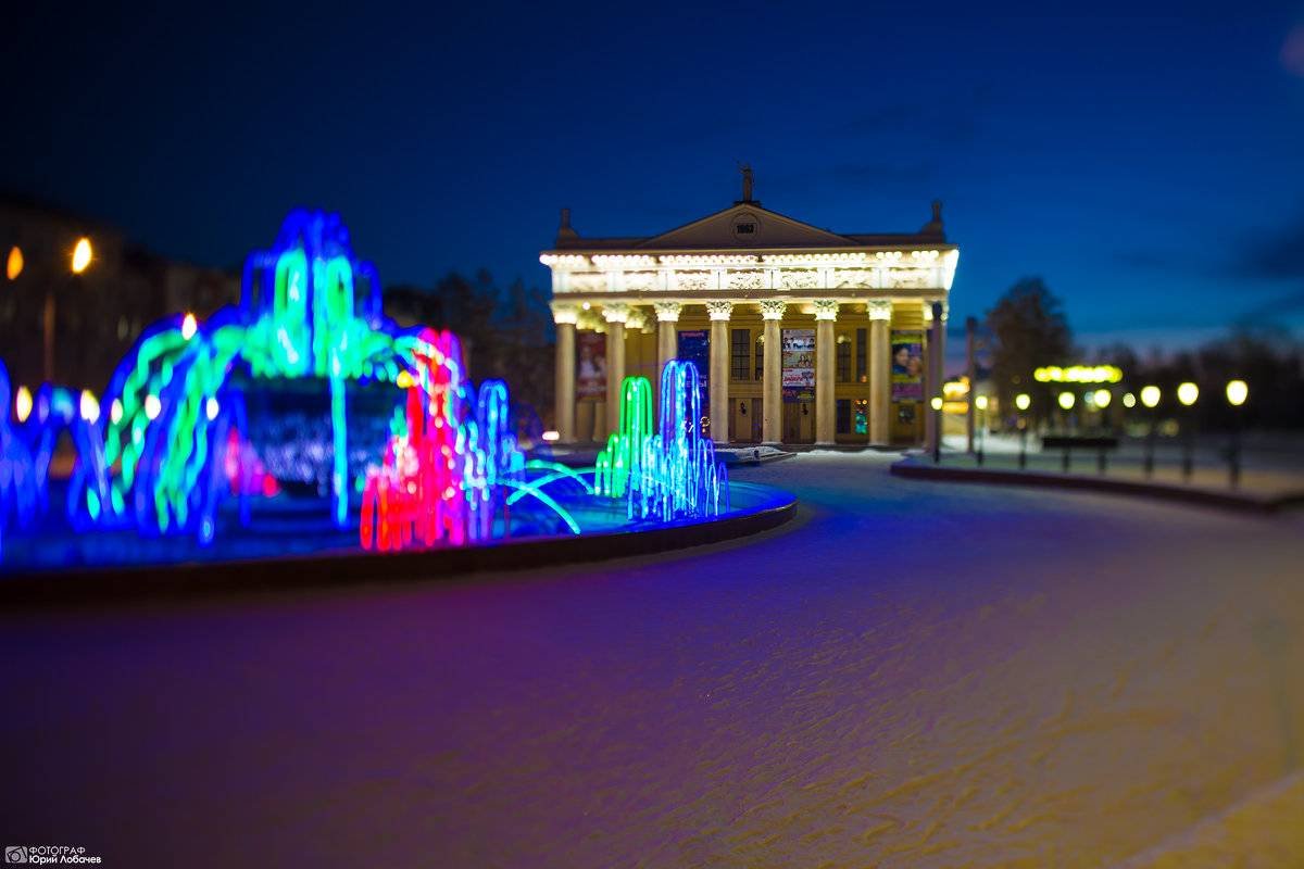 Рисунок фонтан Новокузнецк